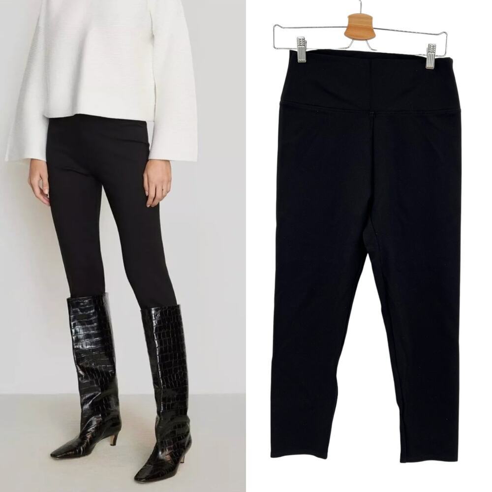 Modern Citizen Bea Slim-Leg Ponte Stretch Pant Legging Black Size Medium